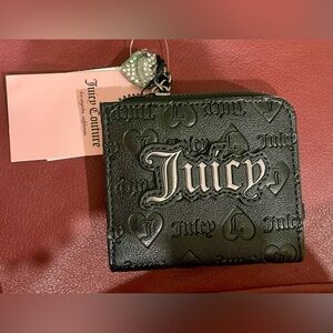 Juicy Couture Liquorice Upgrade U L-Zip Card Case